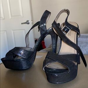 Sparkling high heels